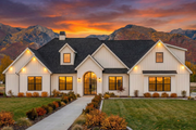 Farmhouse Style House Plan - 4 Beds 3.5 Baths 2930 Sq/Ft Plan #1096-153 Exterior 