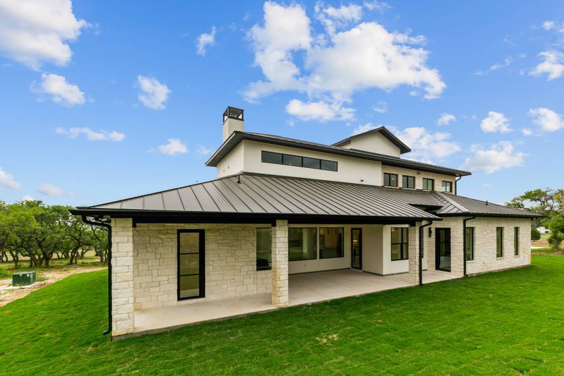 Dream House Plan - Exterior - Rear Elevation for Modern House Plan #1110-38 - 4 bed, 5 bath