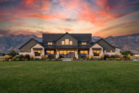 Exterior - Front Elevation 3 for Farmhouse House Plan #1096-31 - 4 bed, 4.5 bath