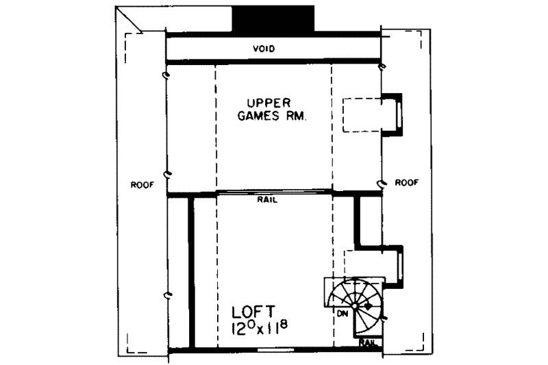 House Plan Design - Floor Plan - Other Floor for Colonial House Plan #72-184 - 5 bed, 3.5 bath
