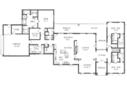 European Style House Plan - 3 Beds 3.5 Baths 3522 Sq/Ft Plan #15-222 