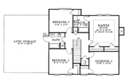 Southern Style House Plan - 4 Beds 2.5 Baths 2132 Sq/Ft Plan #17-2035 Floor 