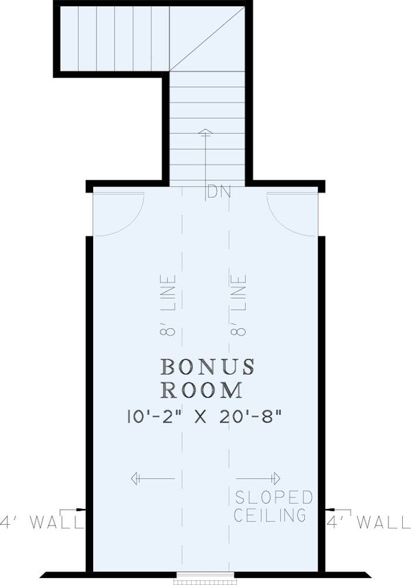 Home Plan - Traditional Floor Plan - Upper Floor Plan #17-1103