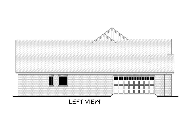 Architectural House Design - Exterior - Other Elevation 1 for Farmhouse House Plan #430-199 - 4 bed, 3.5 bath