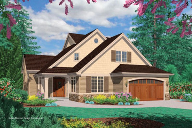 Dream House Plan - Traditional Exterior - Front Elevation Plan #48-395