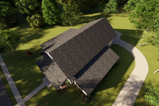 Exterior - Other Elevation 3 for Barndominium House Plan #513-2225 - 3 bed, 2 bath