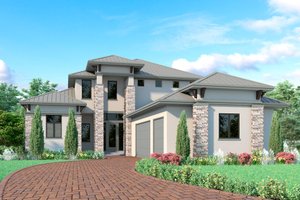 Contemporary Exterior - Front Elevation Plan #930-537