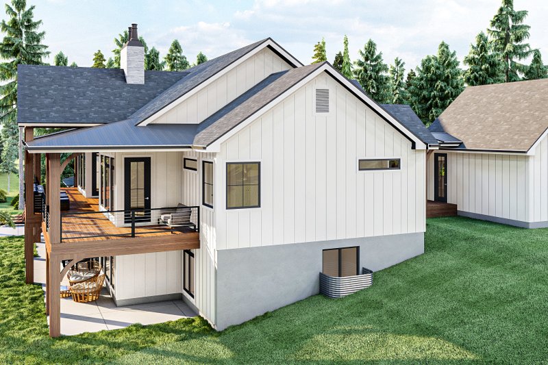 Home Plan - Exterior - Other Elevation 1 for Beach House Plan #455-245 - 2 bed, 2.5 bath