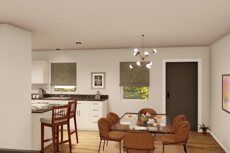 House Plan Design - Interior - Dining Room for Traditional House Plan #1122-8 - 3 bed, 1 bath