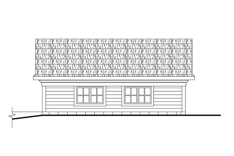 House Blueprint - Exterior - Other Elevation 1 for Farmhouse House Plan #124-1471, 0 bath