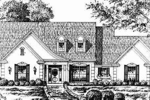 Exterior - Other Elevation 1 for Traditional House Plan #40-150 - 4 bed, 2 bath