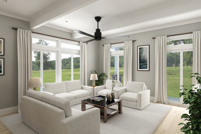 House Plan Design - Interior - Family Room for Cottage House Plan #45-619 - 3 bed, 2.5 bath