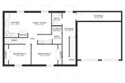 Craftsman Style House Plan - 3 Beds 3 Baths 1956 Sq/Ft Plan #1060-461 Floor 