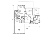 European Style House Plan - 3 Beds 2.5 Baths 2210 Sq/Ft Plan #41-154 