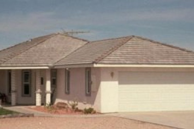 Dream House Plan - Mediterranean Exterior - Front Elevation Plan #1-238
