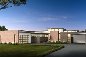 Modern Exterior - Front Elevation Plan #1110-24