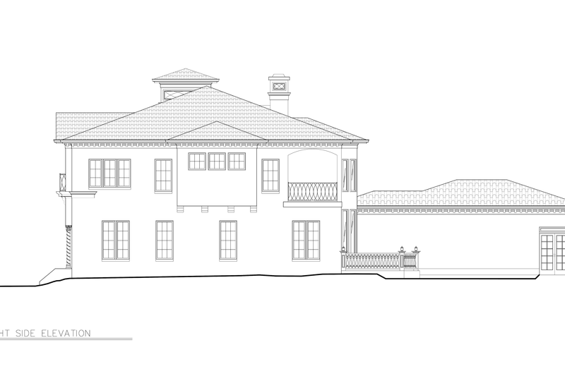Architectural House Design - Exterior - Other Elevation 2 for Colonial House Plan #119-478 - 4 bed, 3 bath