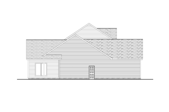 Exterior - Other Elevation 1 for Craftsman House Plan #1089-7 - 3 bed, 2.5 bath