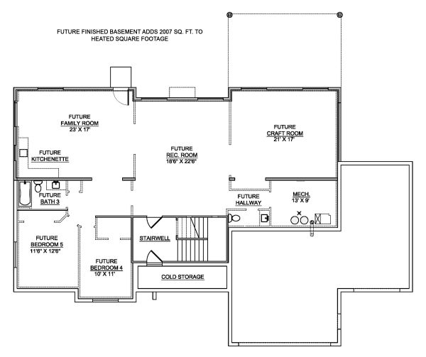 Traditional Floor Plan - Other Floor Plan #1073-12