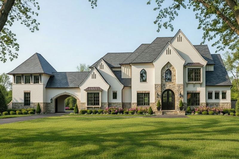 House Plan Design - European Exterior - Front Elevation Plan #1081-49