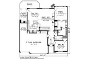 Ranch Style House Plan - 2 Beds 2 Baths 1469 Sq/Ft Plan #70-1188 