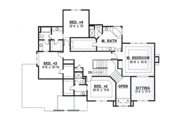 European Style House Plan - 4 Beds 3.5 Baths 3290 Sq/Ft Plan #67-584 