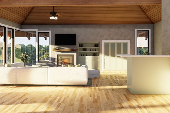 Interior - Family Room 5 for Southern House Plan #17-559 - 2 bed, 2.5 bath