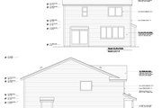Craftsman Style House Plan - 4 Beds 235 Baths 2135 Sq/Ft Plan #53-474 Exterior 