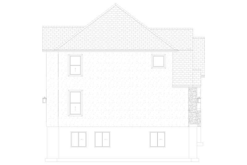 Home Plan - Exterior - Other Elevation 2 for Traditional House Plan #1060-268 - 3 bed, 2.5 bath