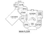 European Style House Plan - 5 Beds 6 Baths 7142 Sq/Ft Plan #458-9 
