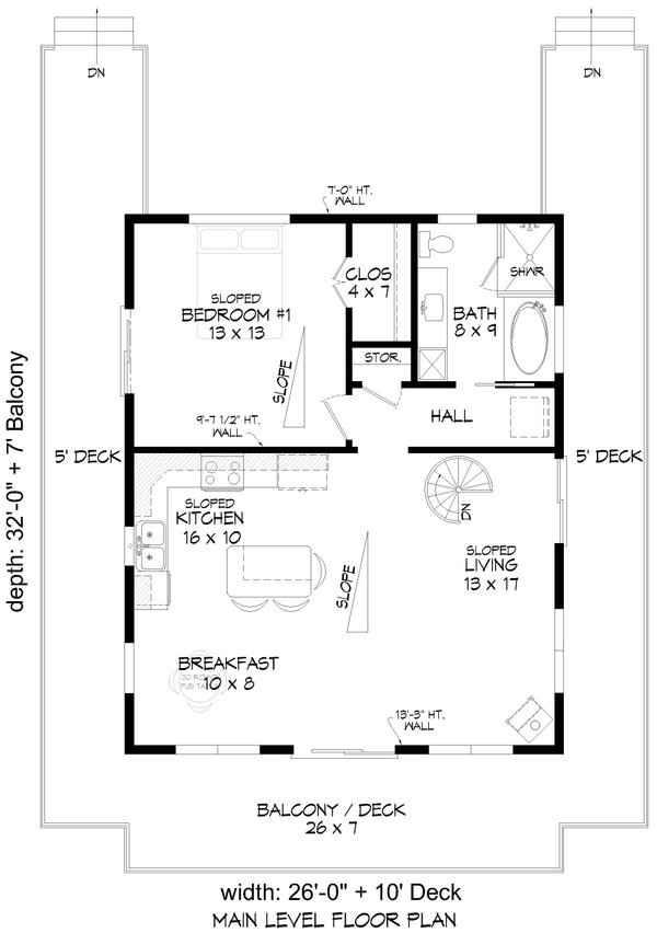 House Plan Design - Country Floor Plan - Main Floor Plan #932-1140