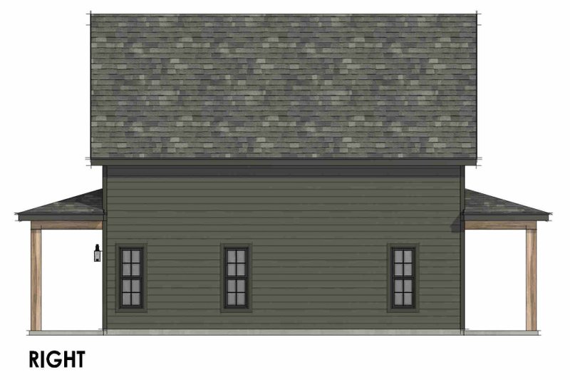 Architectural House Design - Exterior - Other Elevation 1 for Bungalow House Plan #1096-169 - 3 bed, 2 bath