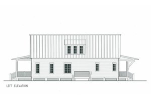 Exterior - Other Elevation for Beach House Plan #443-8 - 4 bed, 3.5 bath
