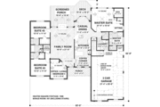 Southern Style House Plan - 4 Beds 2.5 Baths 1992 Sq/Ft Plan #56-579 