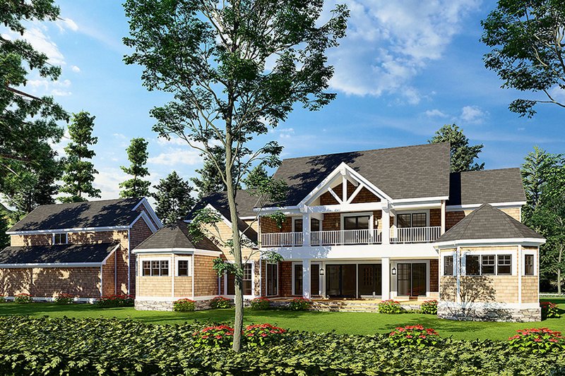 Dream House Plan - Exterior - Rear Elevation for Country House Plan #923-225 - 5 bed, 5.5 bath