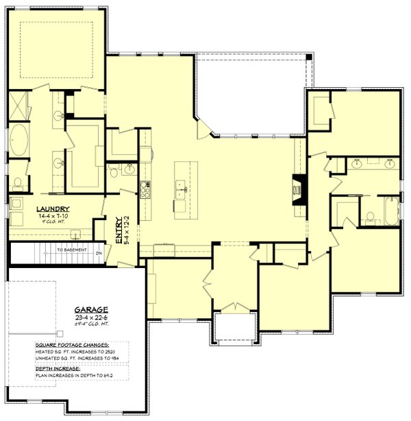 Country Floor Plan - Other Floor Plan #430-143