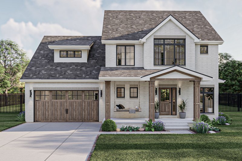 Traditional Style House Plan - 3 Beds 2.5 Baths 1463 Sq/Ft Plan #455-545