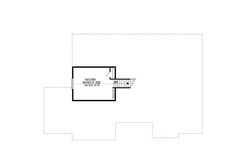 House Blueprint - Floor Plan - Upper Floor for Craftsman House Plan #53-562 - 4 bed, 2 bath