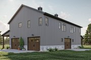 Barndominium Style House Plan - 3 Beds 3 Baths 2569 Sq/Ft Plan #455-613 Exterior 