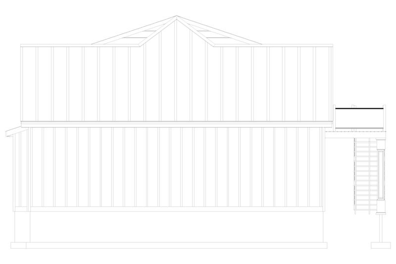 Home Plan - Exterior - Other Elevation 2 for Farmhouse House Plan #1060-116 - 1 bed, 1 bath
