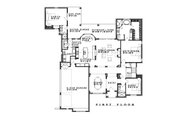 Contemporary Style House Plan - 5 Beds 5 Baths 3851 Sq/Ft Plan #935-24 