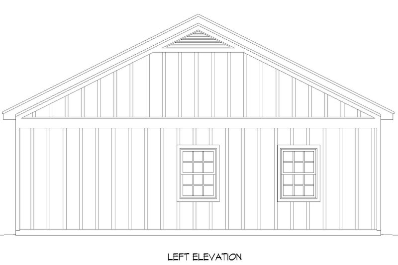 House Plan Design - Exterior - Other Elevation for Traditional House Plan #932-462, 1 bath