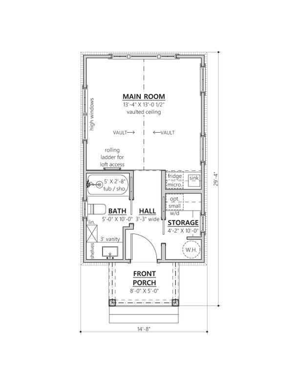 Dream House Plan - Farmhouse Floor Plan - Main Floor Plan #1094-11