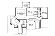 European Style House Plan - 4 Beds 3.5 Baths 3532 Sq/Ft Plan #67-604 
