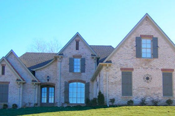 Exterior - Front Elevation for European House Plan #81-13824 - 4 bed, 3.5 bath