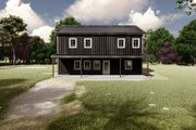 Barndominium Style House Plan - 4 Beds 3 Baths 2400 Sq/Ft Plan #1107-48 Exterior 