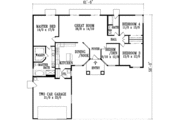 Adobe / Southwestern Style House Plan - 4 Beds 2 Baths 1868 Sq/Ft Plan #1-725 