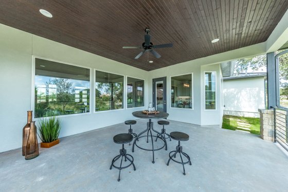 Exterior - Covered Porch for Country House Plan #1110-33 - 3 bed, 3 bath