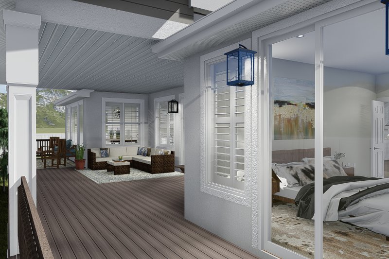 Architectural House Design - Exterior - Outdoor Living for Traditional House Plan #1060-69 - 5 bed, 4.5 bath