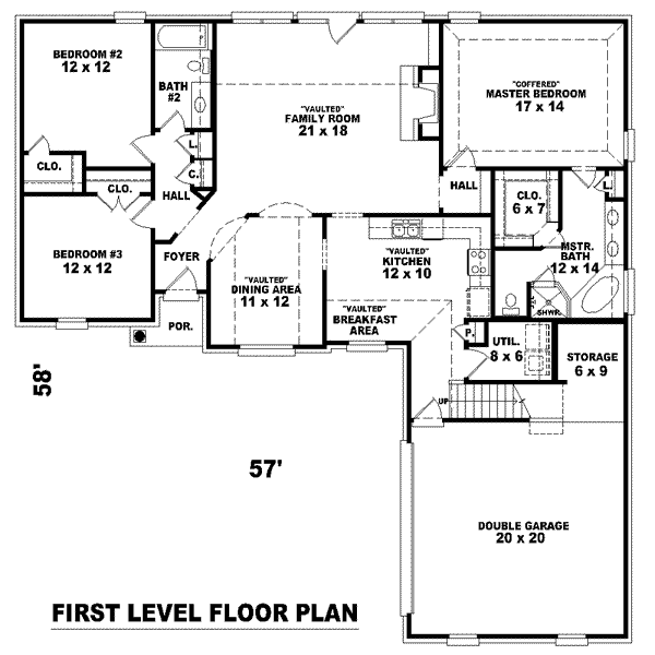 European Floor Plan - Main Floor Plan #81-989